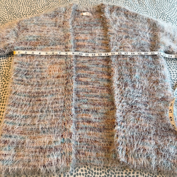 Altar'd State | Fuzzy Multicolored Cardigan Sweater - Picture 6 of 11